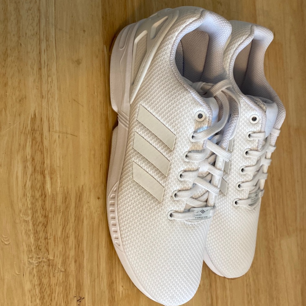 Adidas ZX Flux Mens Sneakers White / Size 10.5